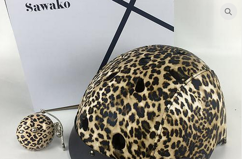 Sawako leopard online helmet